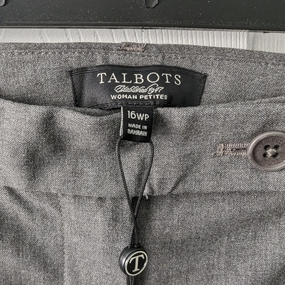 NWT Talbots Heritage Dress Pants Size 16WP - Picture 3 of 3